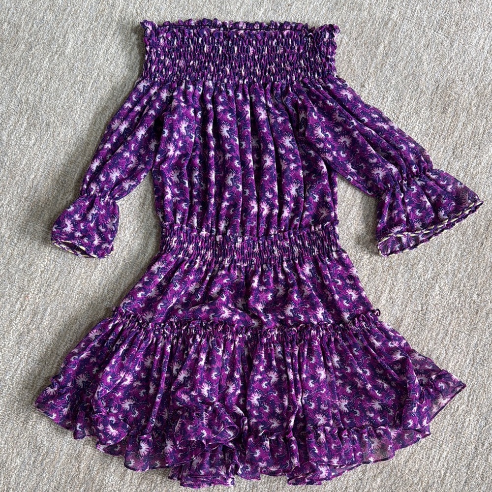 Misa Los Angeles Off-Shoulder Dress